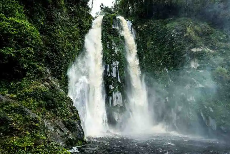 Lae Mbilulu Waterfall In North Sumatra, Indonesia